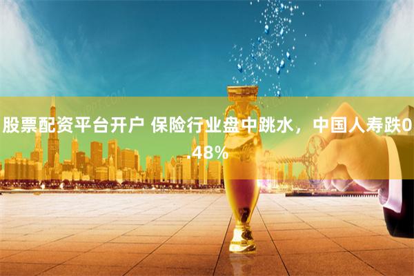 股票配资平台开户 保险行业盘中跳水，中国人寿跌0.48%